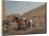 Loading the Drays at Whitbread Brewery, Chiswell Street, London, 1783 by George Garrard