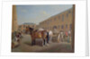 Loading the Drays at Whitbread Brewery, Chiswell Street, London, 1783 by George Garrard