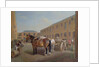 Loading the Drays at Whitbread Brewery, Chiswell Street, London, 1783 by George Garrard