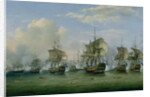 The Battle of Dogger Bank, 1781 by Thomas Luny