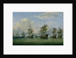 The Battle of Dogger Bank, 1781 by Thomas Luny