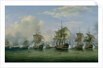 The Battle of Dogger Bank, 1781 by Thomas Luny