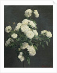 Still Life of White Peonies, 1870 by Ignace Henri Jean Fantin-Latour