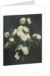 Still Life of White Peonies, 1870 by Ignace Henri Jean Fantin-Latour