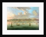 The British Fleet Sailing into Lisbon Harbour, 1735 by Peter Monamy