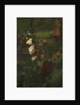 Hollyhocks 1890 by William Stott