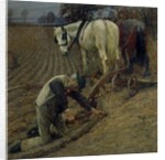 The Last Furrow, 1895 by Henry Herbert La Thangue