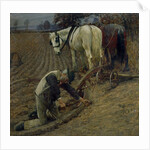 The Last Furrow, 1895 by Henry Herbert La Thangue