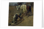 The Last Furrow, 1895 by Henry Herbert La Thangue