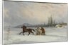 Habitants Sleighing, c.1855 by Cornelius Krieghoff