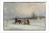 Habitants Sleighing, c.1855 by Cornelius Krieghoff