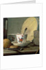 Jar of Apricots, 1758, detail by Jean-Baptiste Simeon Chardin