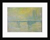 Charing Cross Bridge: Fog, 1902 by Claude Monet