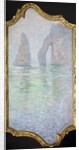 Étretat, L'Aiguille et la Porte d'Aval, 1885-86 by Claude Monet
