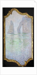 Étretat, L'Aiguille et la Porte d'Aval, 1885-86 by Claude Monet