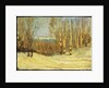 Winter near Montreal, around 1896 by Maurice Galbraith Cullen