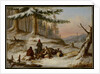 Moose Hunters, c.1859 by Cornelius Krieghoff