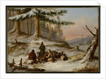 Moose Hunters, c.1859 by Cornelius Krieghoff