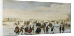 Skaters on the Amstel, c.1620 by Arent Arentsz