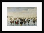 Skaters on the Amstel, c.1620 by Arent Arentsz