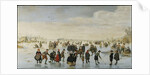 Skaters on the Amstel, c.1620 by Arent Arentsz