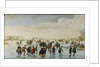 Skaters on the Amstel, c.1620 by Arent Arentsz