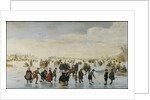 Skaters on the Amstel, c.1620 by Arent Arentsz