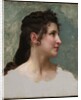 Study of a Girl's Head, c.1890 by William-Adolphe Bouguereau