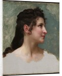 Study of a Girl's Head, c.1890 by William-Adolphe Bouguereau