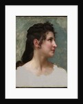 Study of a Girl's Head, c.1890 by William-Adolphe Bouguereau