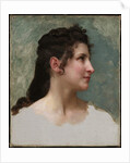 Study of a Girl's Head, c.1890 by William-Adolphe Bouguereau