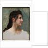 Study of a Girl's Head, c.1890 by William-Adolphe Bouguereau