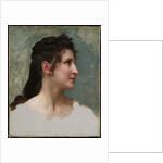 Study of a Girl's Head, c.1890 by William-Adolphe Bouguereau