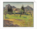 Le Mas de Berne pres St. Remy, Provence, 1927 by Roger Eliot Fry