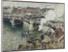 Pont Boieldieu in Rouen, Damp Weather, 1896 by Camille Pissarro