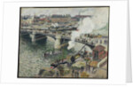 Pont Boieldieu in Rouen, Damp Weather, 1896 by Camille Pissarro