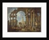 A Capriccio of Roman Ruins with the Pantheon, c.1755 by Giovanni Paolo Pannini or Panini