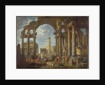 A Capriccio of Roman Ruins with the Pantheon, c.1755 by Giovanni Paolo Pannini or Panini