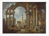 A Capriccio of Roman Ruins with the Pantheon, c.1755 by Giovanni Paolo Pannini or Panini