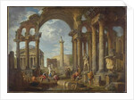 A Capriccio of Roman Ruins with the Pantheon, c.1755 by Giovanni Paolo Pannini or Panini