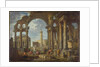 A Capriccio of Roman Ruins with the Pantheon, c.1755 by Giovanni Paolo Pannini or Panini