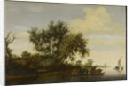 The Ferry Boat, 1650 by Salomon van Ruisdael or Ruysdael