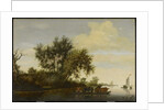 The Ferry Boat, 1650 by Salomon van Ruisdael or Ruysdael