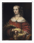 Portrait of a Lady with a Lap Dog, c.1665 by Rembrandt Harmensz. van Rijn