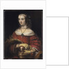 Portrait of a Lady with a Lap Dog, c.1665 by Rembrandt Harmensz. van Rijn
