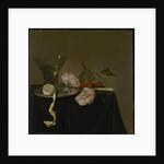 Still Life with Drinking Glass, Fruit and Roses, c.1632-34 by Jan Davidsz de (attr. to) Heem
