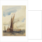 Dutch Fishing Vessels near the French Coast, 1825 by Richard Parkes Bonington