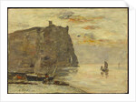 Falaises à Etrétat, 1894 by Eugene Louis Boudin