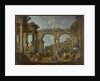 A Capriccio of Roman Ruins with the Arch of Constantine, c.1755 by Giovanni Paolo Pannini or Panini