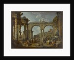A Capriccio of Roman Ruins with the Arch of Constantine, c.1755 by Giovanni Paolo Pannini or Panini